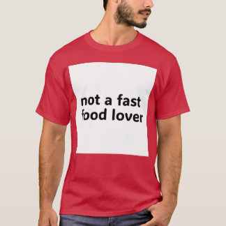 T-shirt famille qui n'aime pas la restauration rapide
