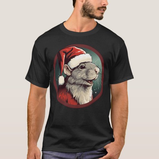 T-shirt Famille Rat Christmas (Devant)