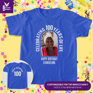 T-shirt Famille Réunion personnalisée Correspondance Anniv
