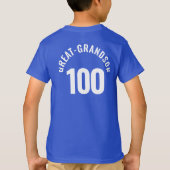 T-shirt Famille Réunion personnalisée Correspondance Anniv (Dos)