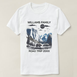 T-shirt Famille Réunion sur mesure Voyage Parc national