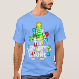 T-shirt Famille S de Noël Gnome Travaillant