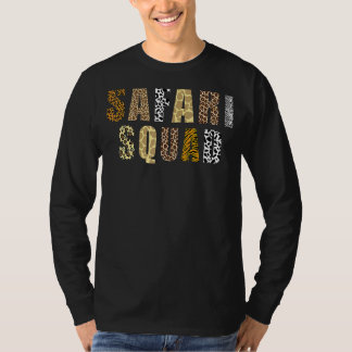 T-shirt Famille Safari Squad Correspondant Vacances d'été 