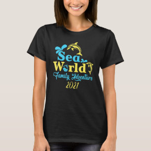 T-shirt Famille Sea World Tripsea World Adventure