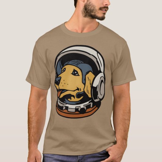 T-shirt Famille Space Dog (Devant)