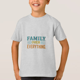 T-shirt Famille sur tout