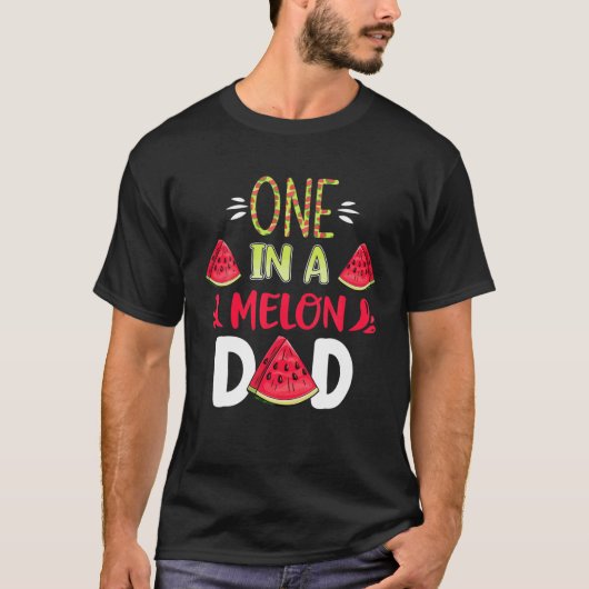 T-shirt Famille Un Dans Un Melon Dada Fête Anniversaire Co (Devant)