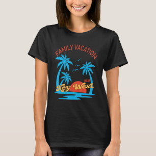 T-shirt Famille Vacances 2023 Key West Matching Group Summ