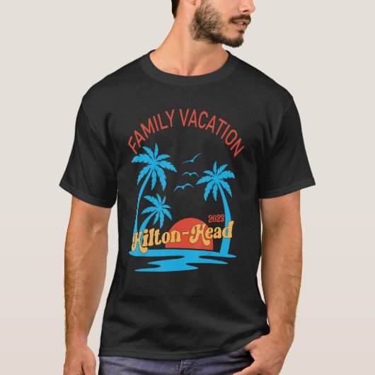 T-shirt Famille Vacation 2023 Hilton-Head Matching Group S (Devant)