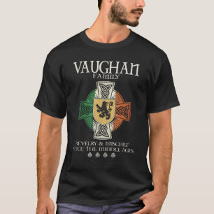 T-shirt Famille Vaughan arm Irlande Croix celtique irlanda