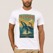 T-shirt Famille vintage Alaska Cruise (Devant)