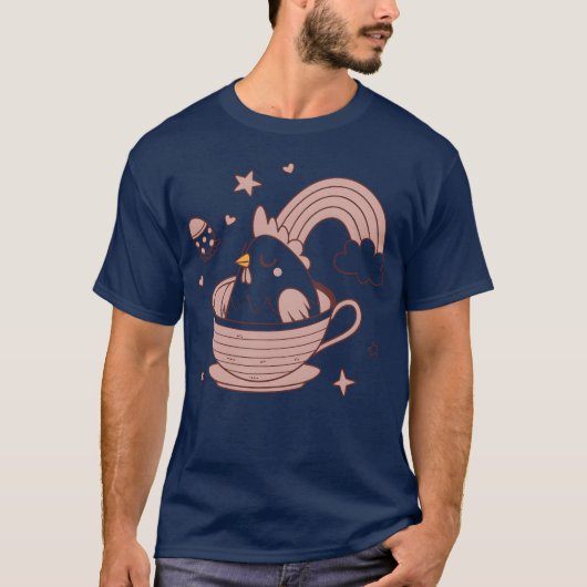 T-shirt Famille Whimsical Bird inea Cup (Devant)