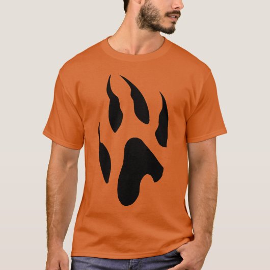 T-shirt Famille WolfDog Paw vintage (Devant)