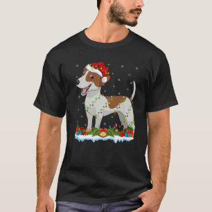 T-shirt Famille Xmas Correspondant Père Noël Jack Russell