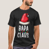 T-shirt Family Bapa Claus Christmas Santa's Pajama Matchin (Devant)