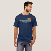 T-shirt Family Beach South Carolina Sun Palm Trees (Devant entier)