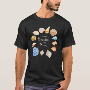 T-shirt Family Beach Vacances Seashell Collector Womens Me