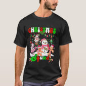 T-shirt Family Christmas Squad Funny Boujee Gingerbread Xm (Devant)