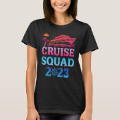 T-shirt Family Cruise Squad 2023 Family Matching Group Squ (Devant)