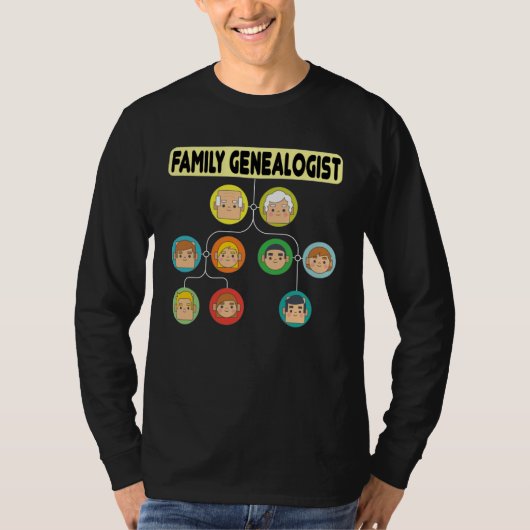 T-shirt Family Genealogist I Know Which Branch The Nuts Ca (Devant)