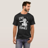 T-shirt Family Guy Evil Monkey Angry Distressed Big Chest  (Devant entier)