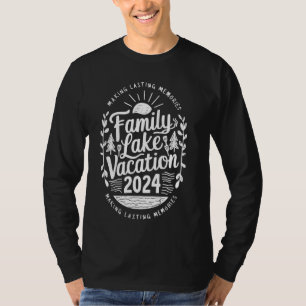 T-shirt Family Lake Trip Vacation 2024 Réunion familiale S