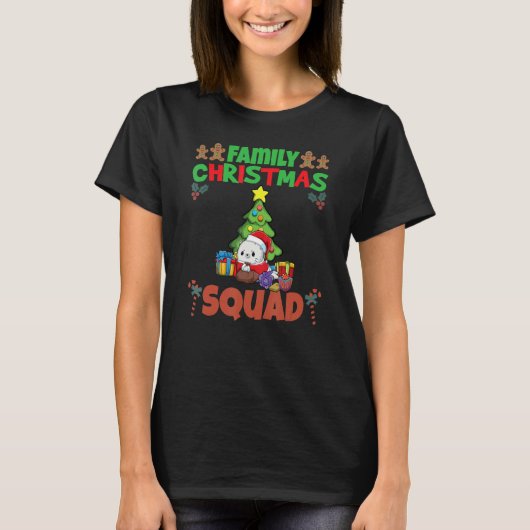 T-shirt Family Matching Christmas Squad X-Mas Holidays_24 (Devant)