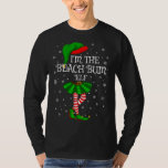 T-shirt Family Matching Je suis The Beach Bum Elf Christma<br><div class="desc">Family Matching Je suis The Beach Bum Elf Christmas</div>