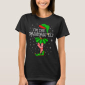 T-shirt Family Matching Women Girls I'm The Mawmaw Elf Chr (Devant)