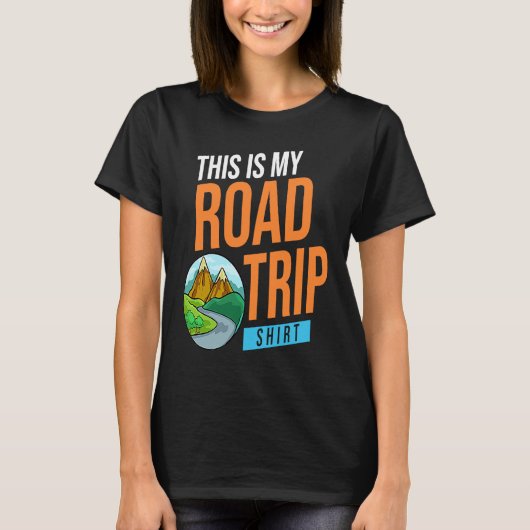 T-shirt Family Road Trip Vacation Planner Usa (Devant)
