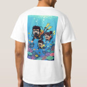 T-shirt Family Scuba Diving Fun (Dos)