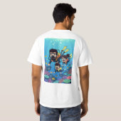T-shirt Family Scuba Diving Fun (Dos entier)