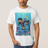 T-shirt Family Scuba Diving Fun (Devant)