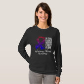 T-shirt Family Support Pulmonary Fibrosis Awareness (Devant entier)