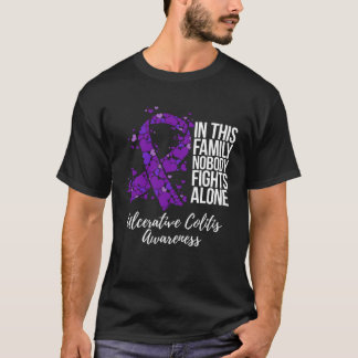 T-shirt Family Support Ulcerative Colitis Awareness