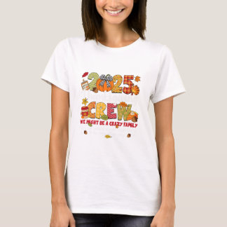 T-shirt Family Thanksgiving 2025 Thanksgiving Crew Turkey 