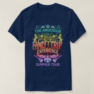 T-shirt Family Trip Band Retro les années 70 Concert Logo