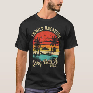 T-shirt Family Vacation 2022 Vintage Retro New York Long B