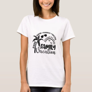 T-shirt Family Vacation 2025 Beach Matching Family Summer 