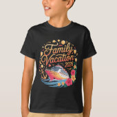 T-shirt Family Vacation 2026 Cruise Adventure Crew (Devant)