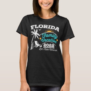 T-shirt Family Vacation Florida beach 2022 Correspondance 