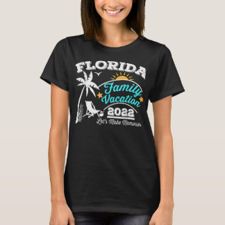 T-shirt Family Vacation Florida beach 2022 Correspondance 