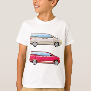 T-shirt Family Van Vector stylisée