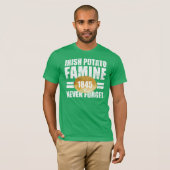 T-shirt Famine irlandaise de pomme de terre (Devant entier)
