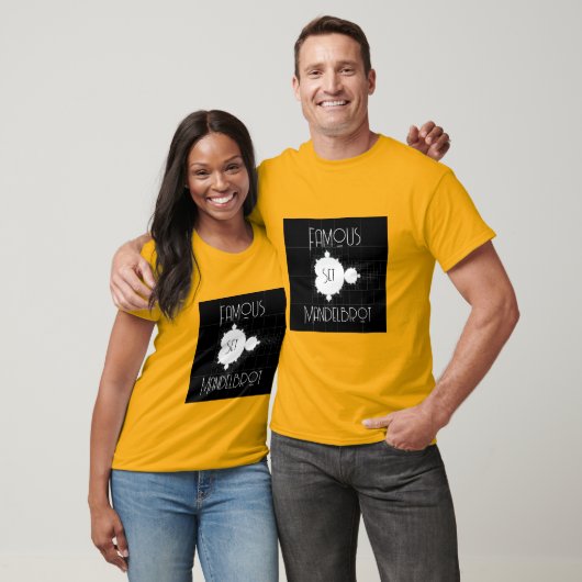 T-shirt Famous Full Mandelbrot Set Personalized Name  (Unisexe)
