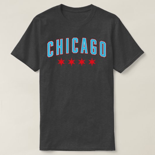 T-shirt Fan de baseball Chicago Pride Tee Wave Your Flag f (Design devant)
