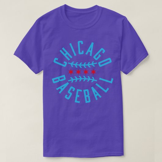 T-shirt Fan de baseball Chicago Pride Tee Wave Your Flag f (Design devant)