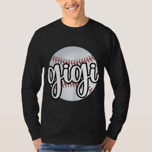 T-shirt Fan De Baseball Gigi Fier De Baseball Grandma De B