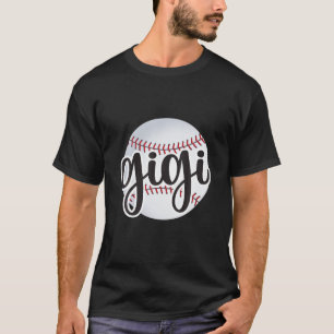 T-shirt Fan De Baseball Gigi Fier De Baseball Grandma De B