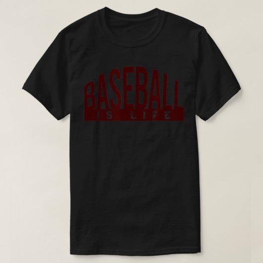 T-shirt Fan De Baseball Lecteur De Baseball Phrase Sportiv (Design devant)